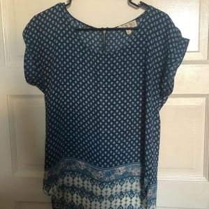 Pink Rose silk blouse